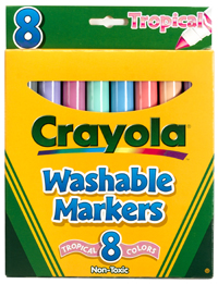 MARKERS, 40 ct Crayola - fine line