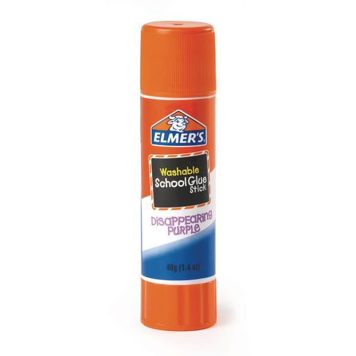 GLUE STICK, Elmer's, 1.4 oz, washable disappearing color